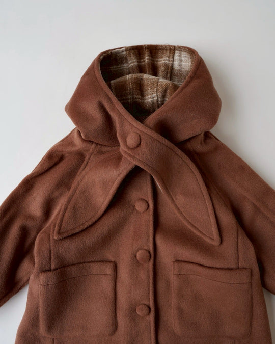 リバーシブルボウタイコート