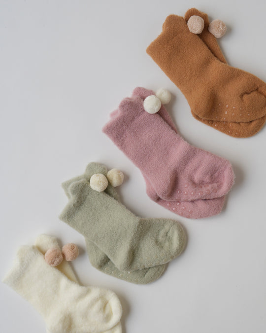 ポンポンBABYソックス