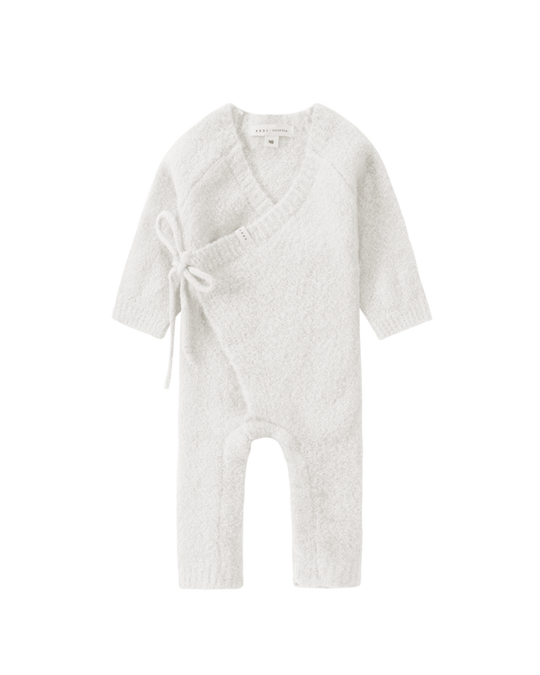 Boucle Knit Baby Kimono Overall Suit［SUSUKOSHI］