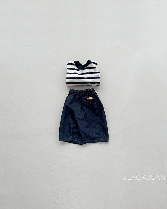 [blackbean]フィックスデニムパンツ