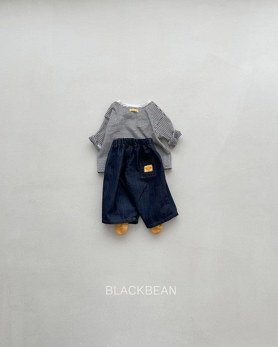 [blackbean]フィックスデニムパンツ