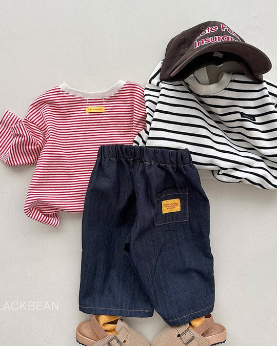 [blackbean]フィックスデニムパンツ