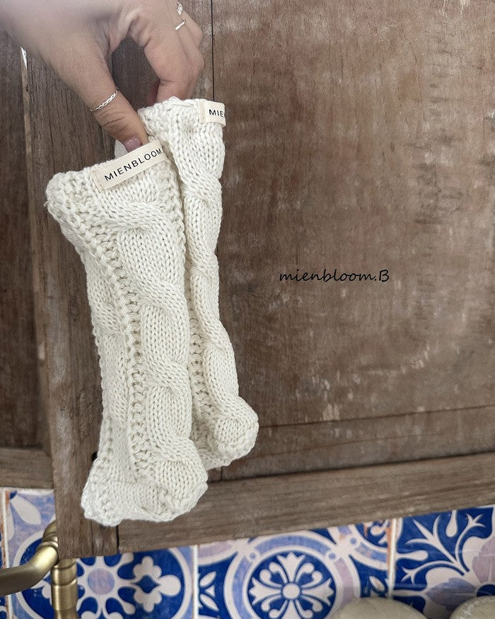 [Bloom.B]プレッツェルニットソックス