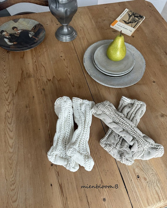 [Bloom.B]プレッツェルニットソックス