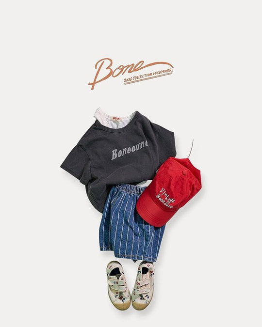 [BONEOUNE] ラインデニムパンツ