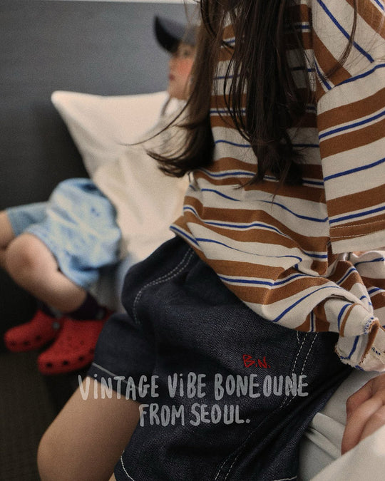 [BONEOUNE]ステッチパンツ