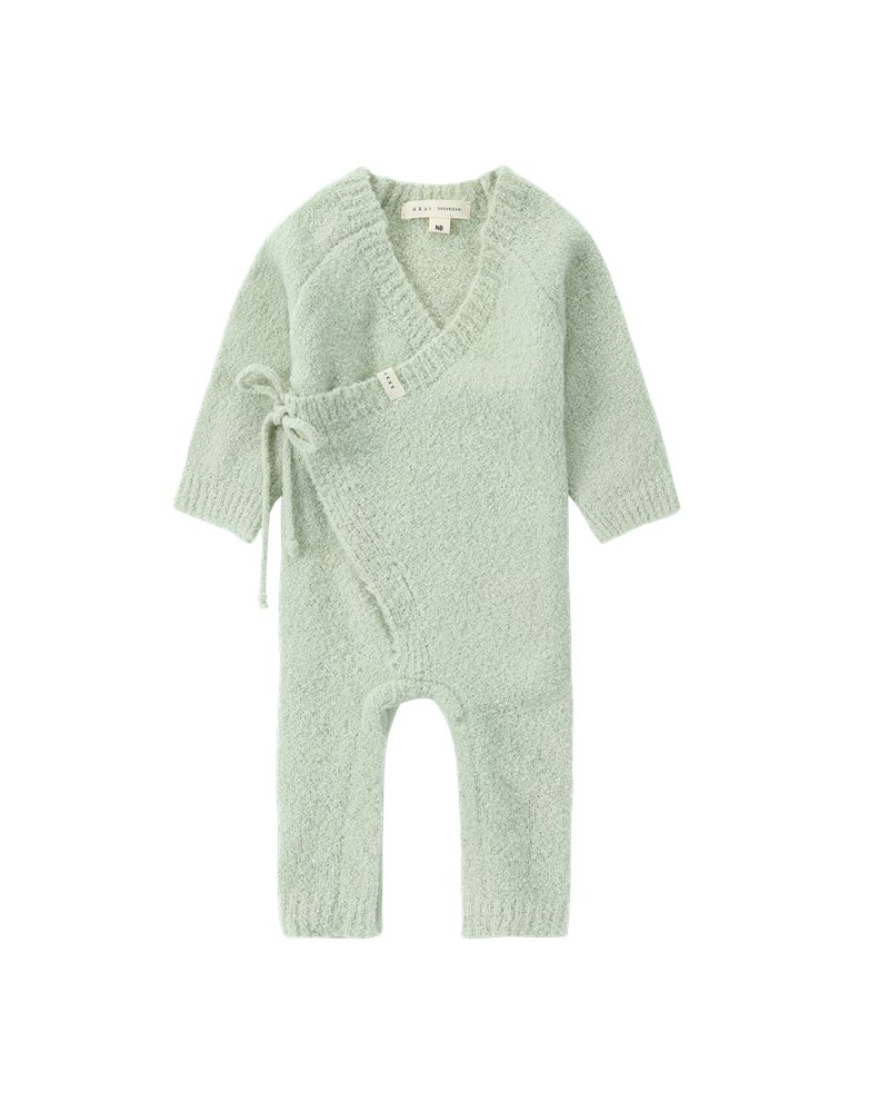 Boucle Knit Baby Kimono Overall Suit［SUSUKOSHI］