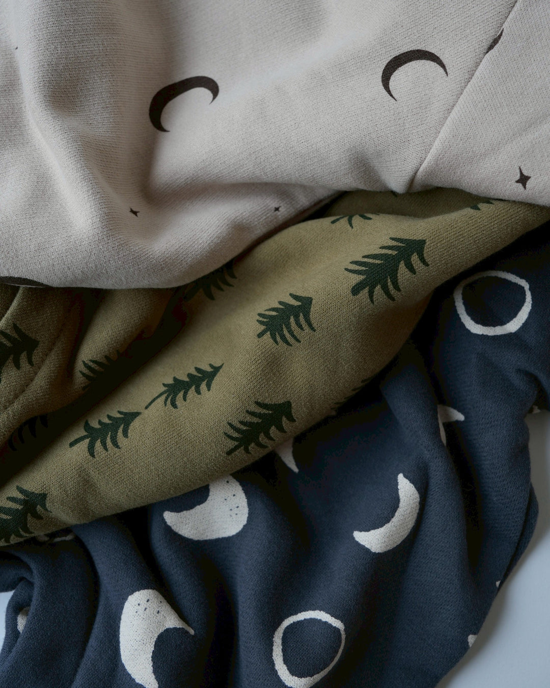 裏フランネルプリントロンパース