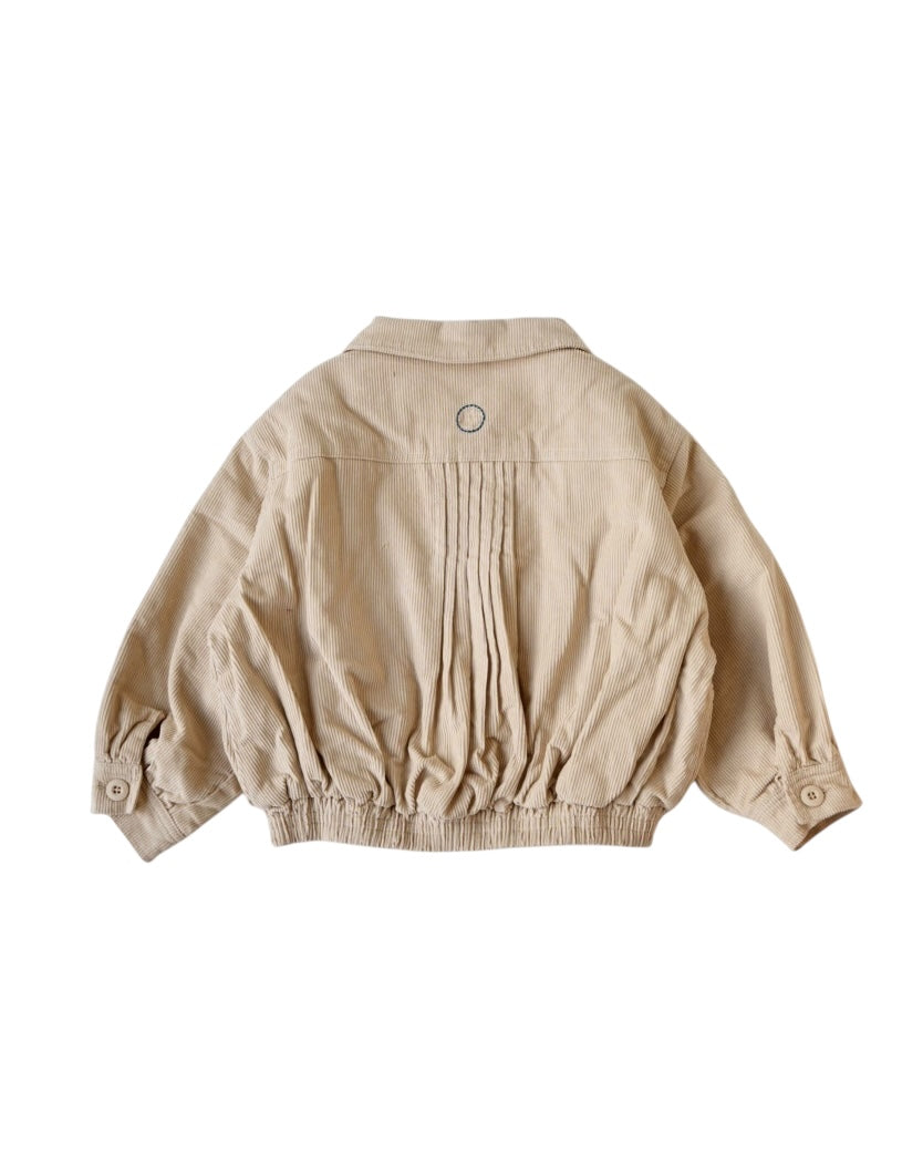 裏起毛コーデュロイバックプリーツJK.