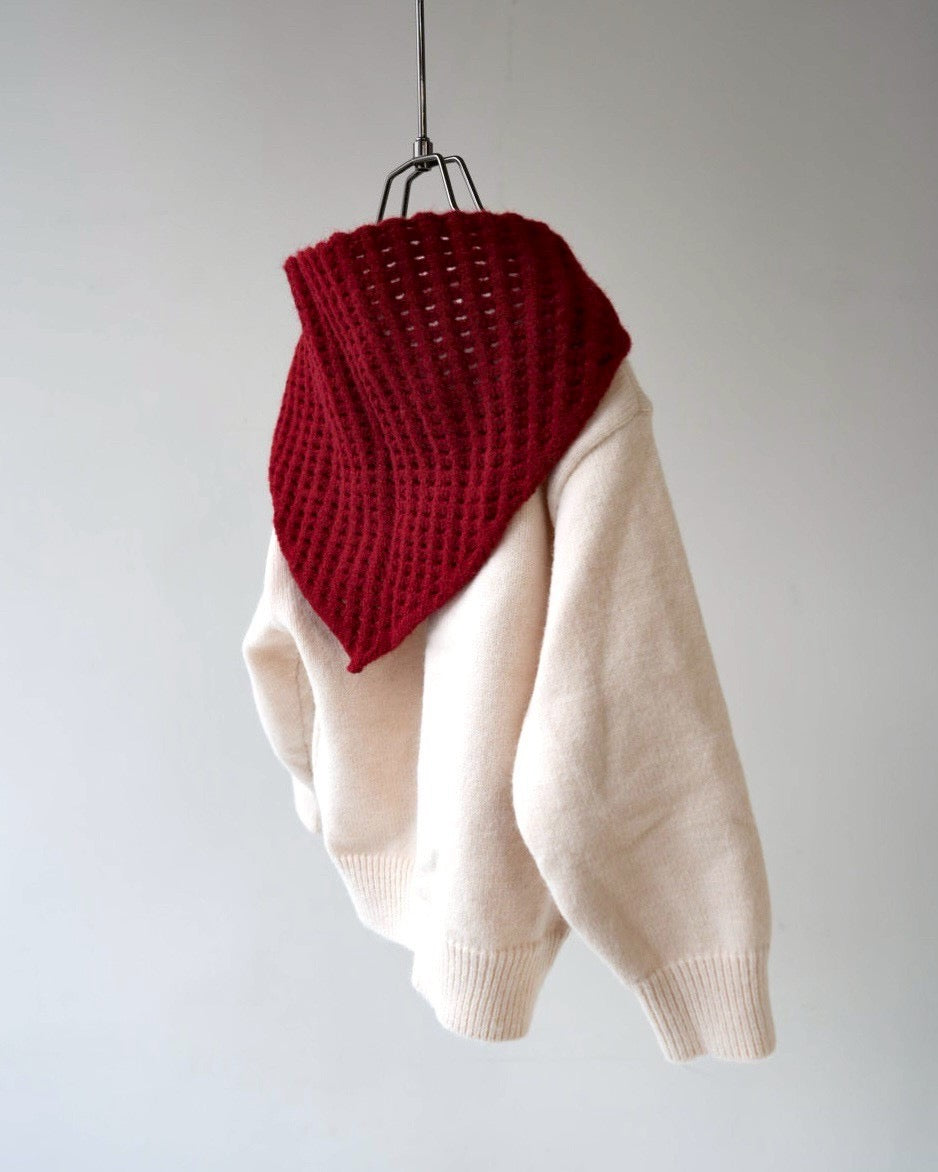 バブーシュ付きニット