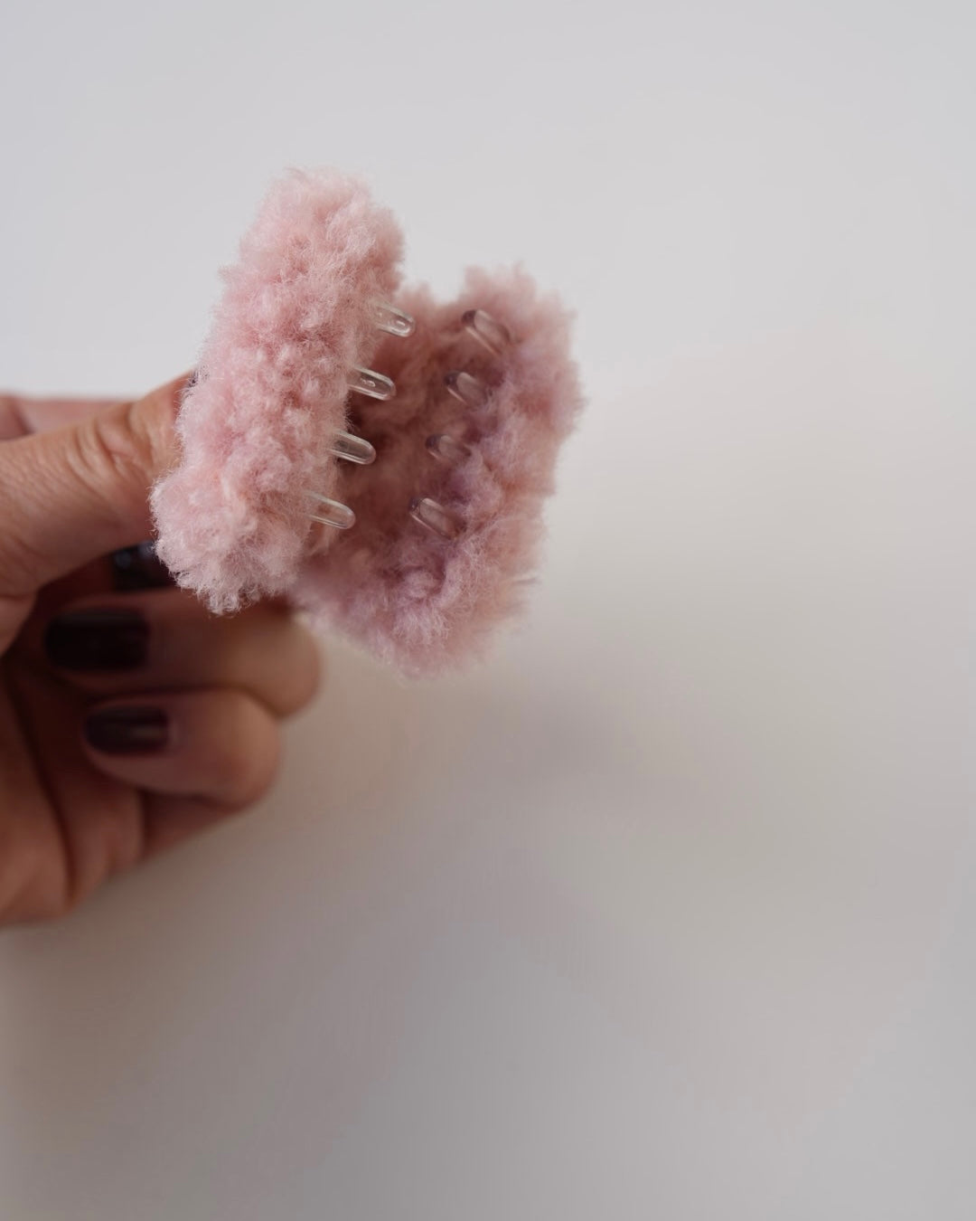 さんかくボアクリップ