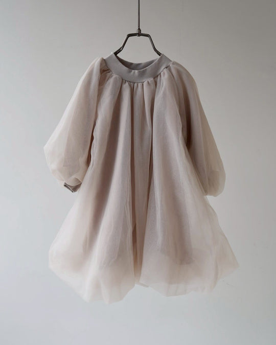 ラメチュールバルーンワンピース