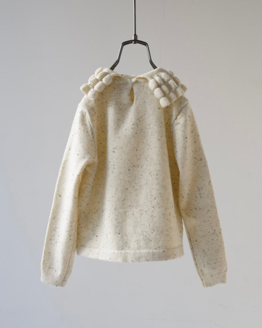 ぽこぽこカラーネップニット