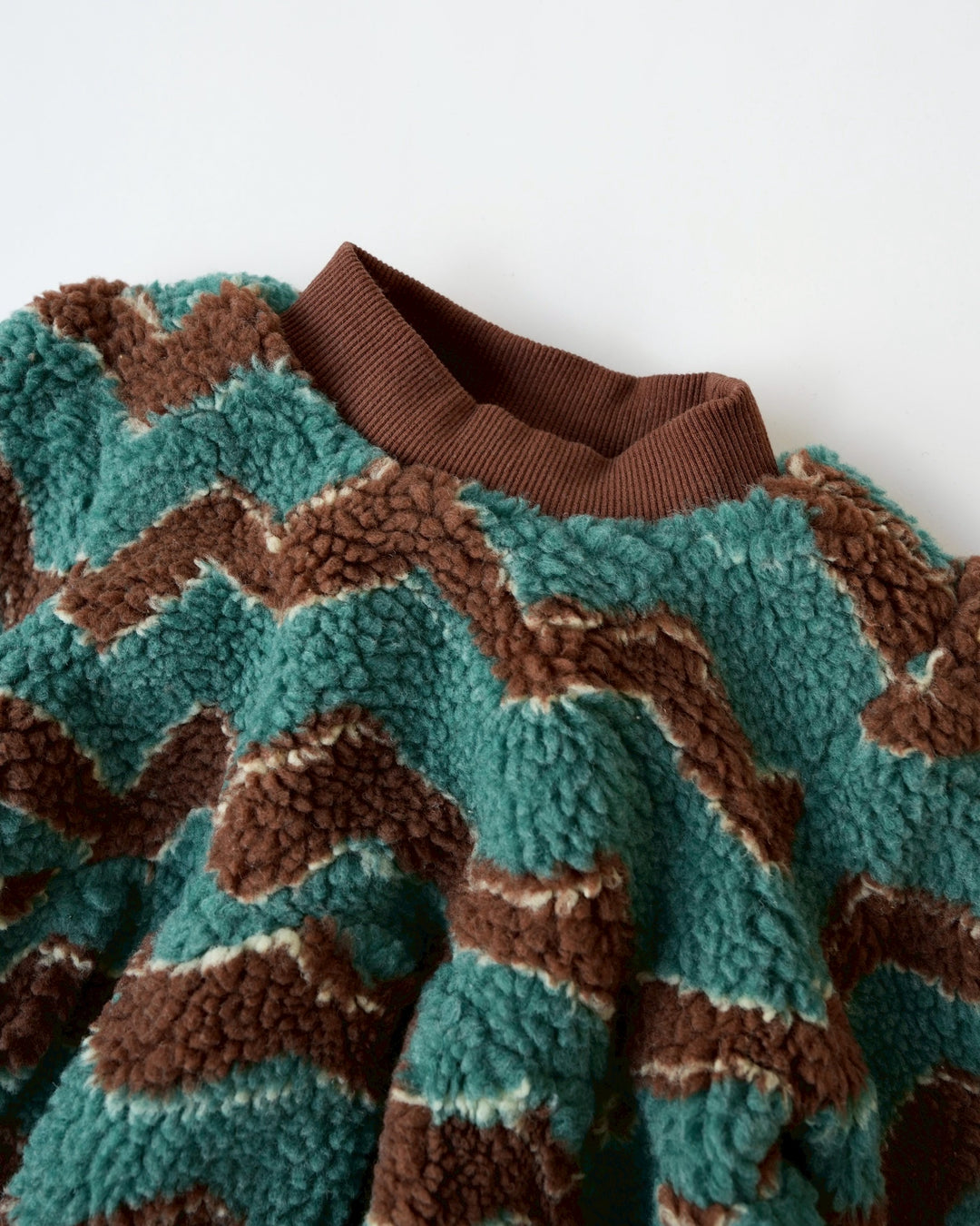 裏起毛ジグザグボアワンピース