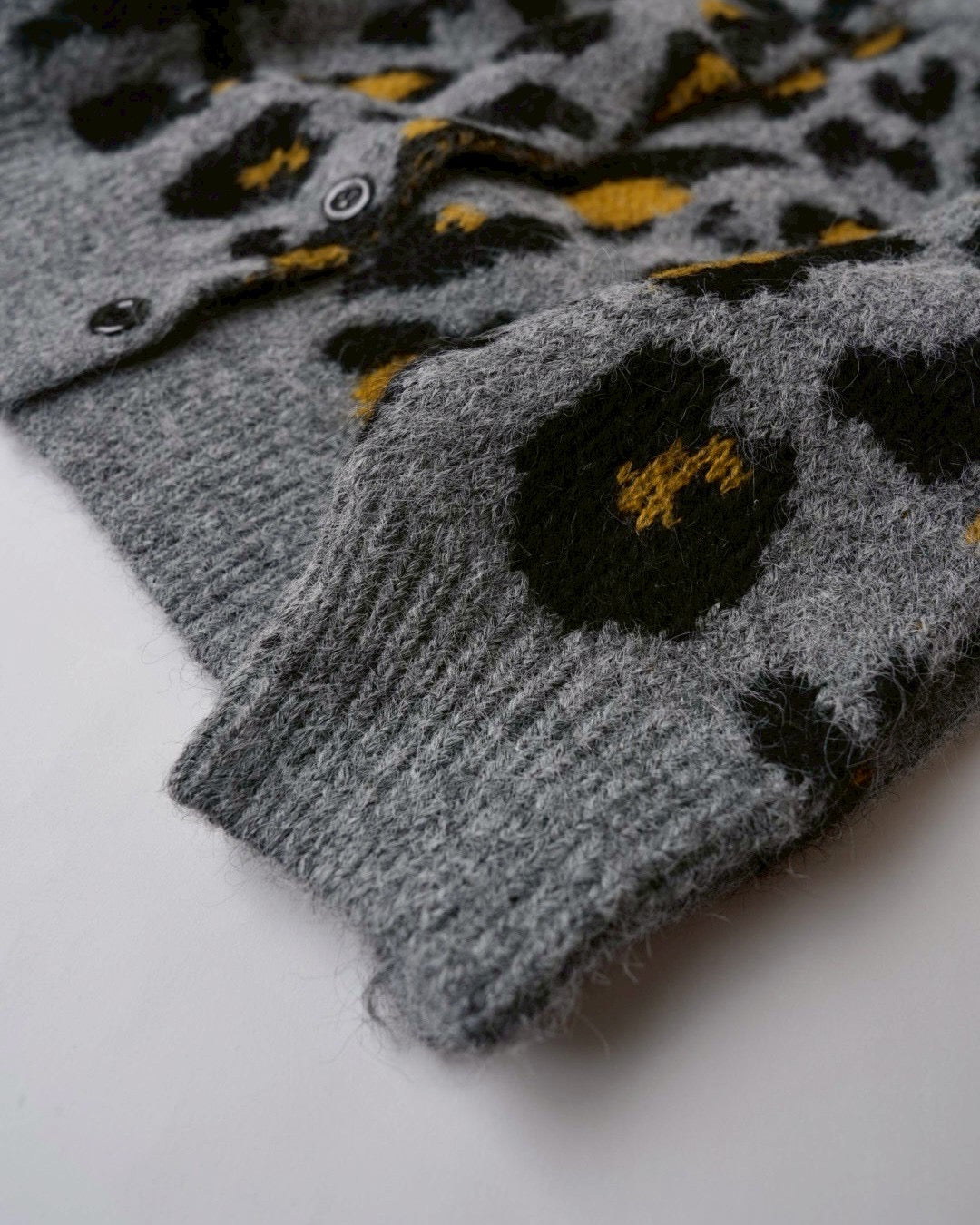 レオパードニットカーディガン