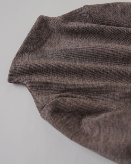 裏起毛モックネックトップス