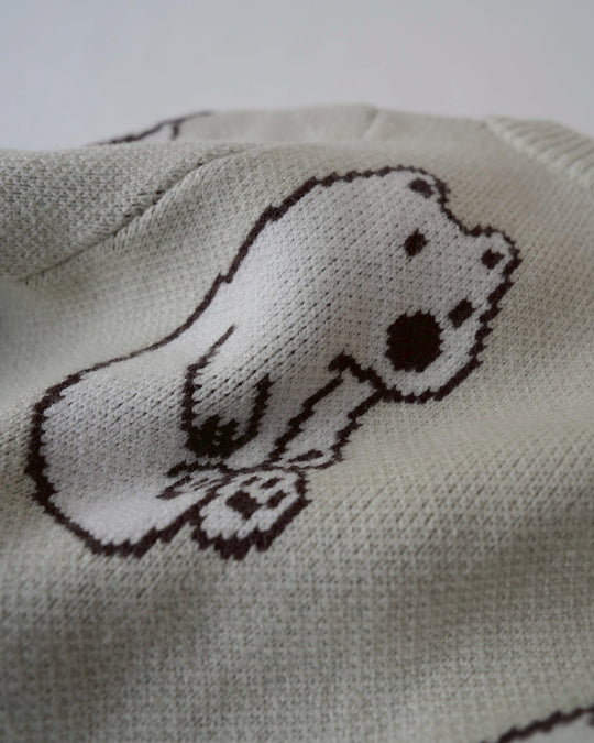 しろくまニットロンパース