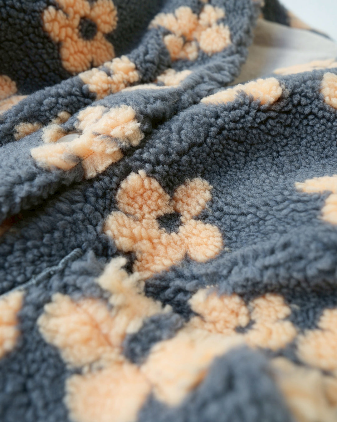 裏起毛フラワーボアV/Nジャケット