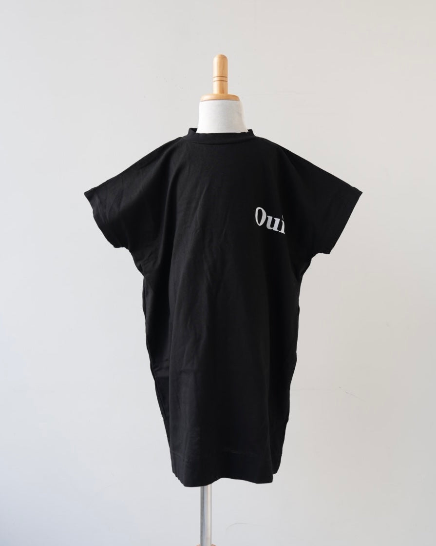 ouiバックフリルTシャツワンピース