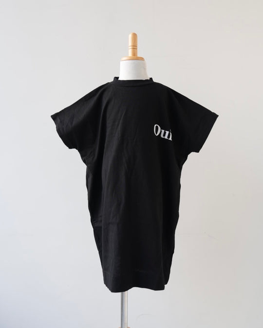 ouiバックフリルTシャツワンピース