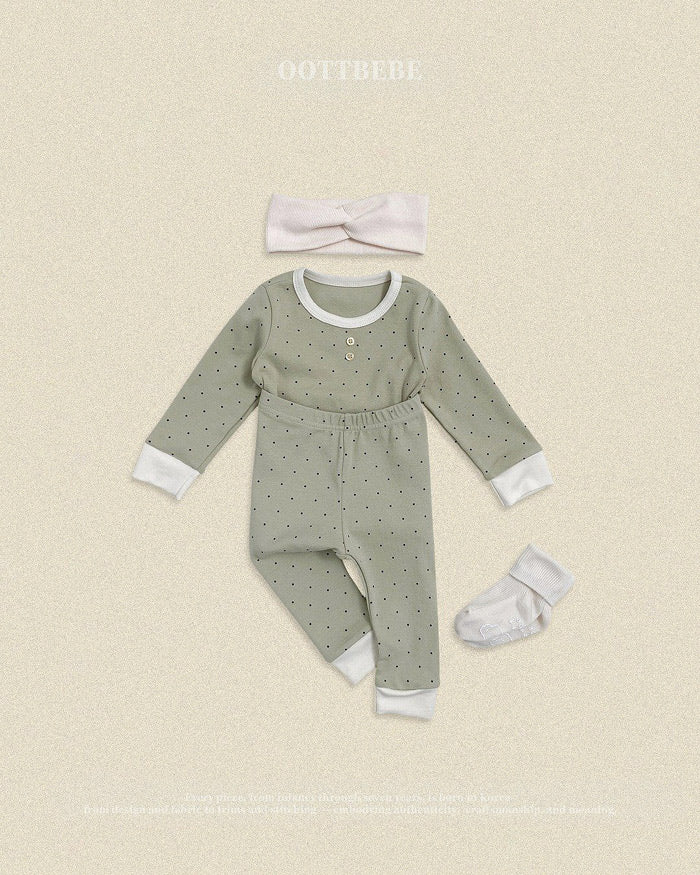 [oottbebe]シュシュドットセットアップ