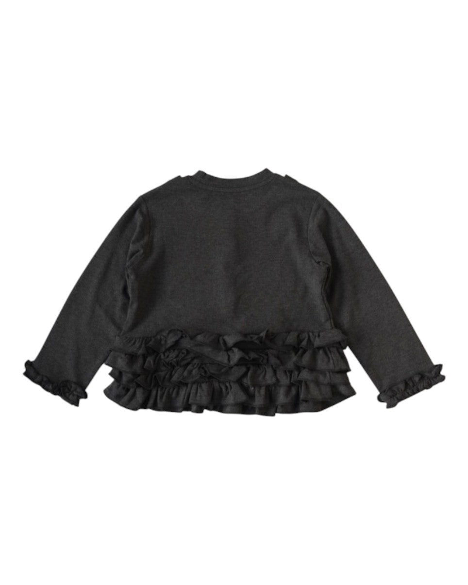 カーディガン風フリルトップス