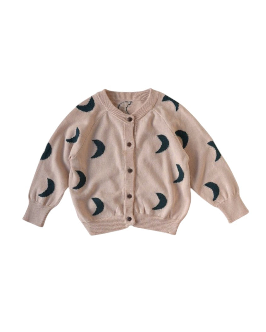 MOONコットンニットカーディガン