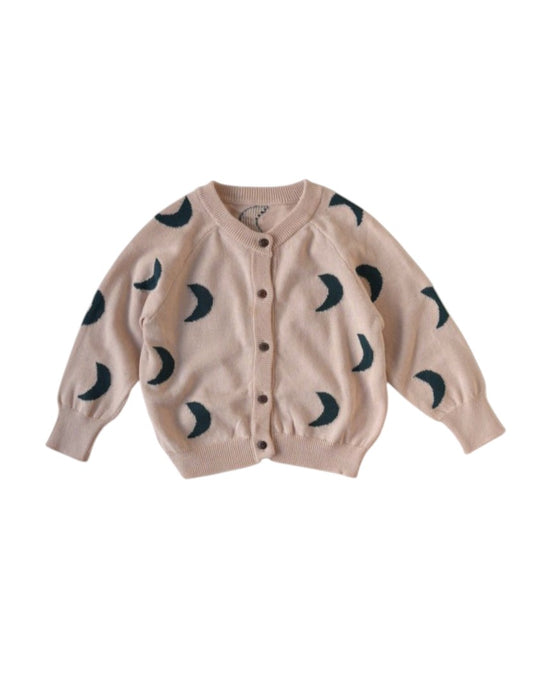 MOONコットンニットカーディガン