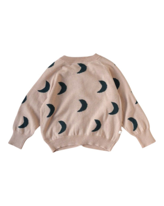 MOONコットンニットカーディガン