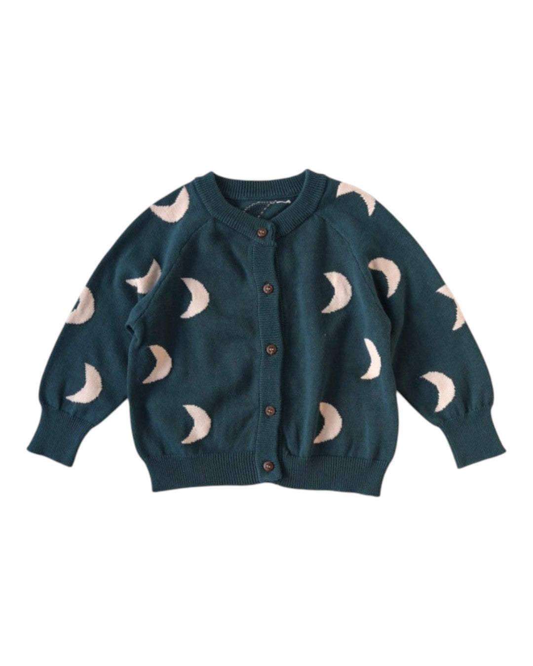 MOONコットンニットカーディガン