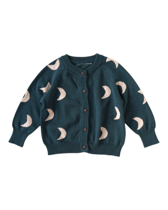 MOONコットンニットカーディガン