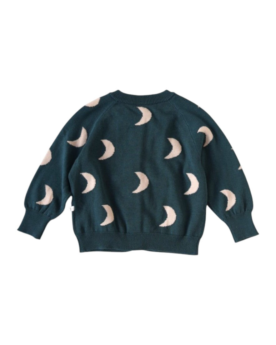 MOONコットンニットカーディガン