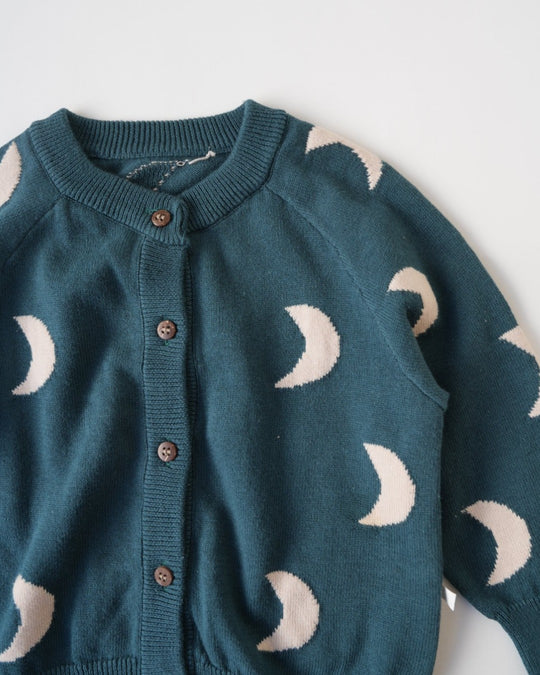 MOONコットンニットカーディガン