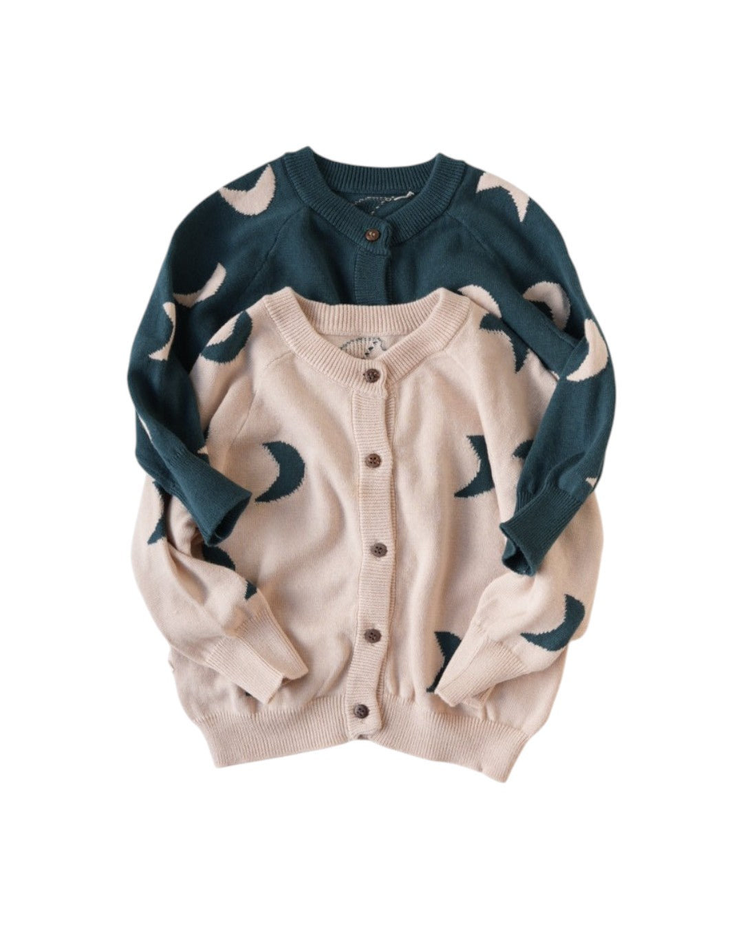 MOONコットンニットカーディガン