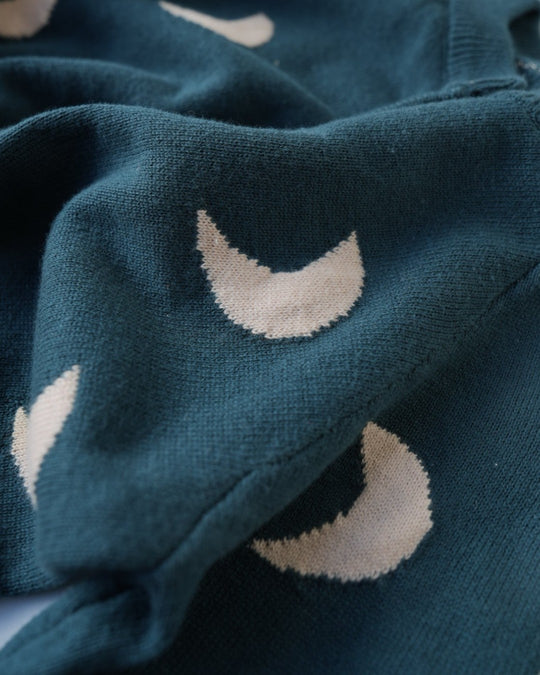 MOONコットンニットカーディガン