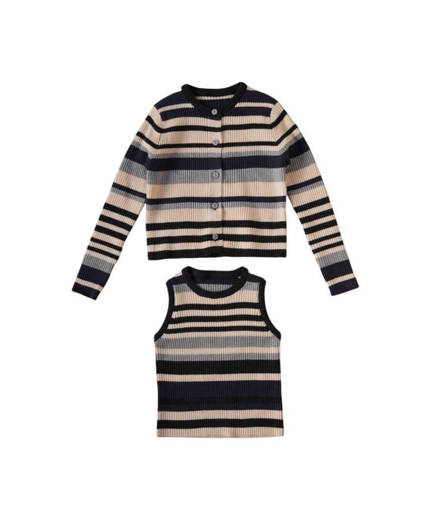 マルチボーダーニットアンサンブル