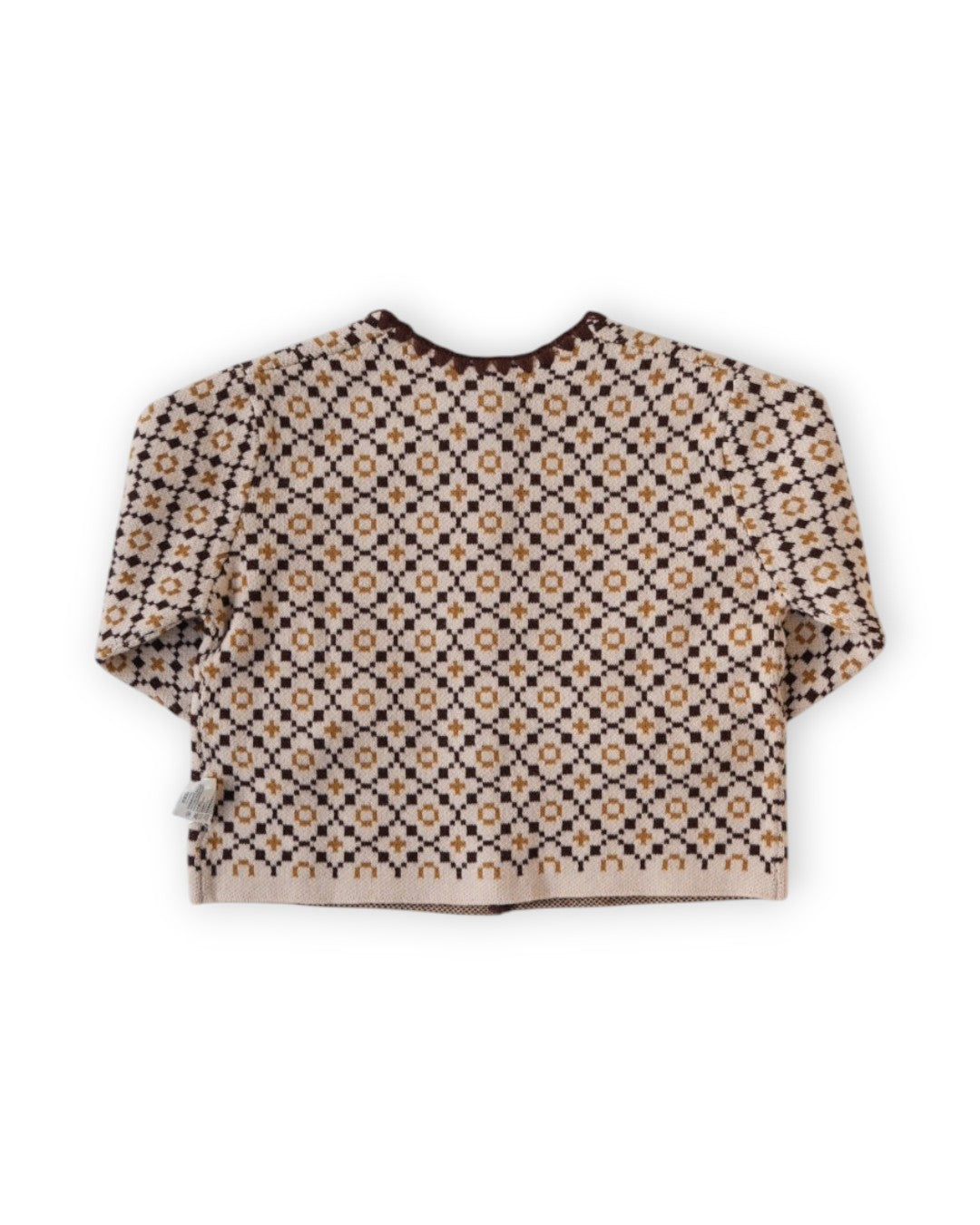 モノグラムジャガードカーディガン