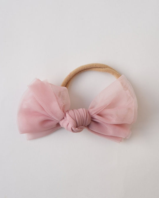babyチュールリボンヘアバンド