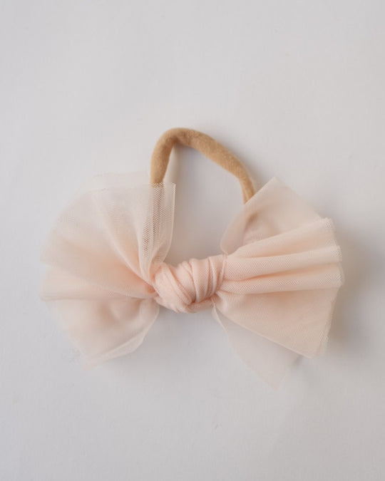 babyチュールリボンヘアバンド