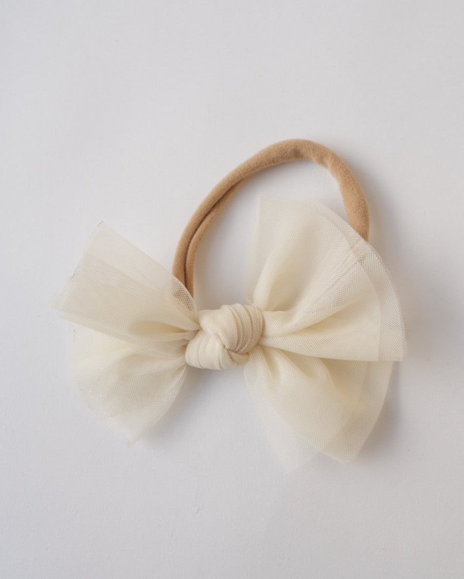 babyチュールリボンヘアバンド