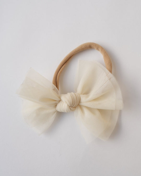 babyチュールリボンヘアバンド