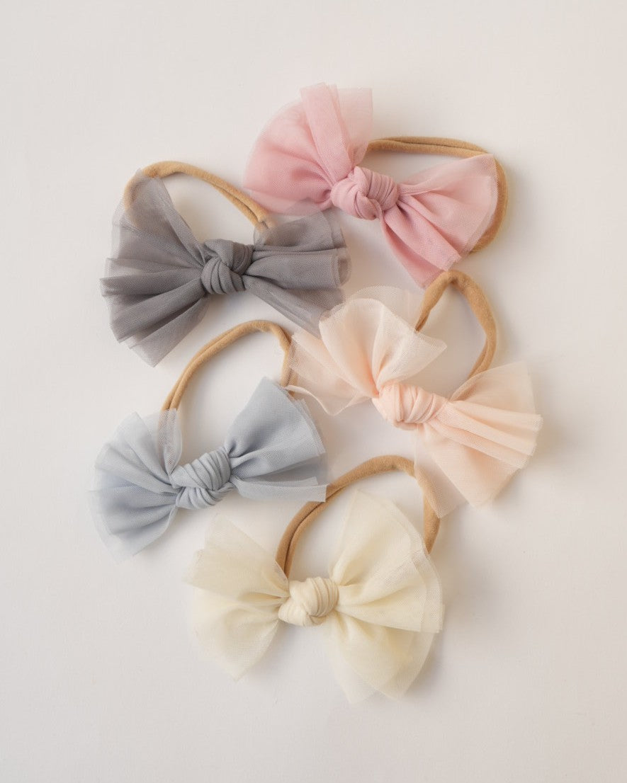babyチュールリボンヘアバンド