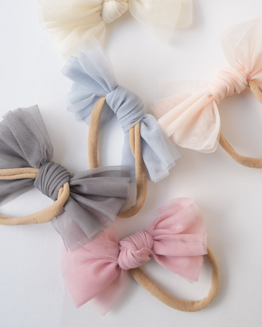 babyチュールリボンヘアバンド