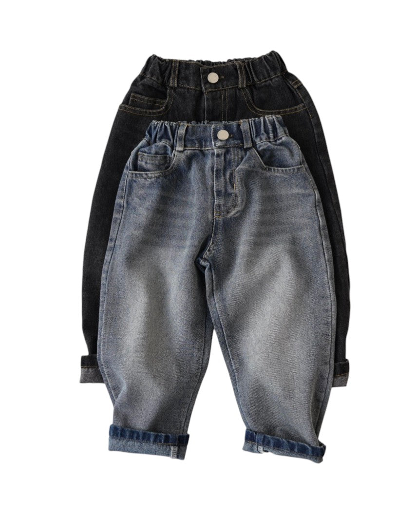 テーパードウォッシュデニム