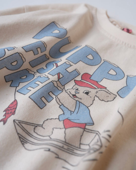 レイヤードショート丈プリントT