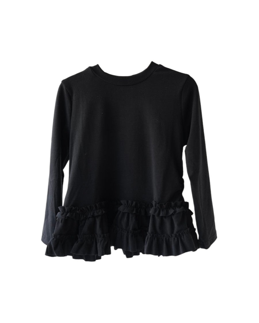 裾フリルトップス