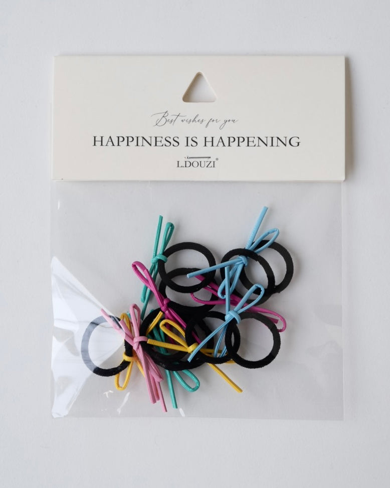 カラーコードリボンゴム10本セット