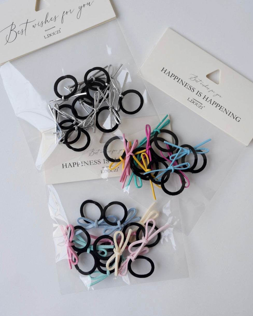 カラーコードリボンゴム10本セット