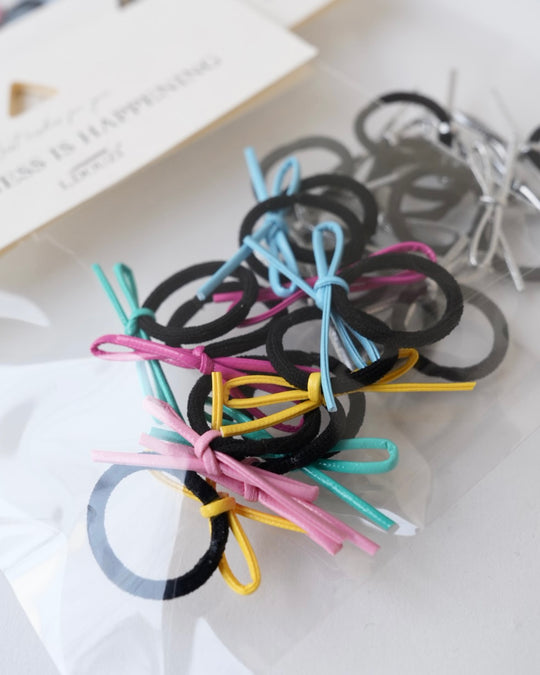 カラーコードリボンゴム10本セット