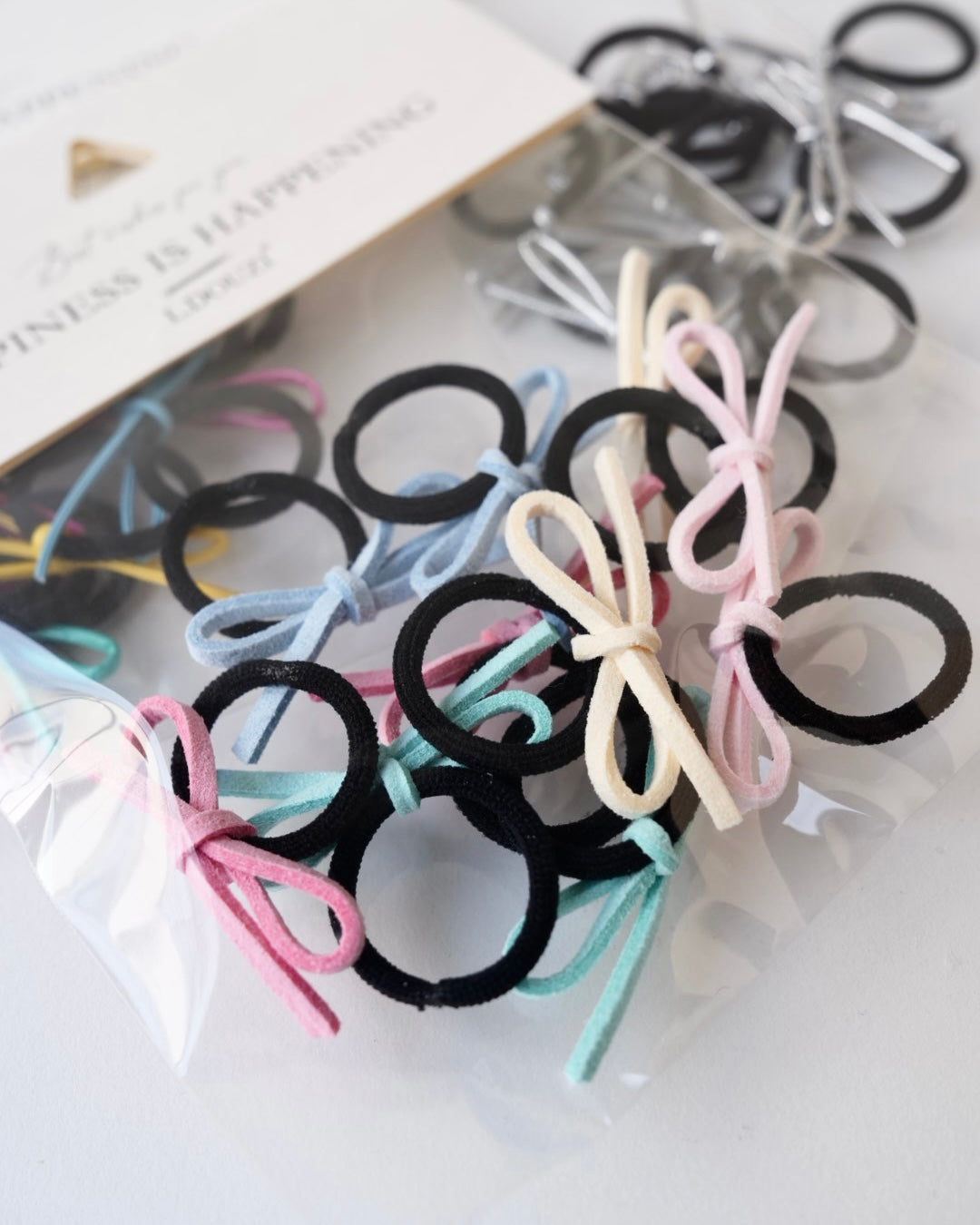 カラーコードリボンゴム10本セット